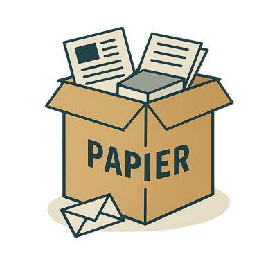 Illustratie bij afvalsoort papier