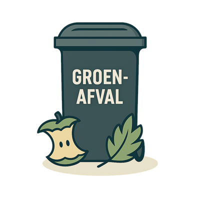 Illustratie bij groenafval